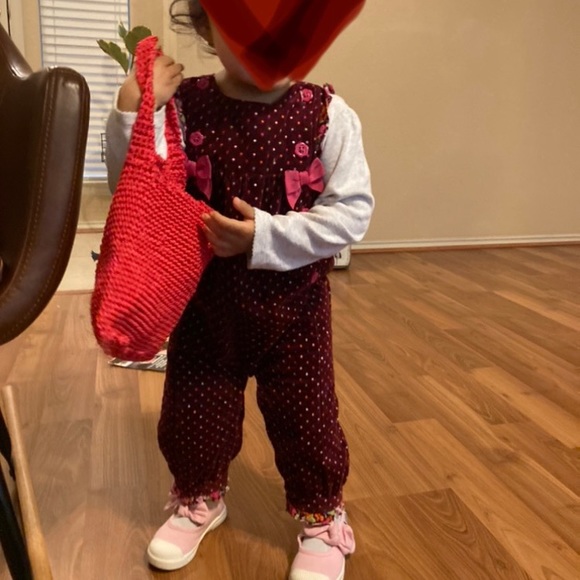 Vintage Multipattern Gymboree Corduroy Toddler Jumpsuit 12-18Mo - Picture 7 of 7